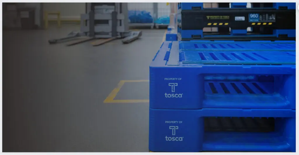 Image of Tosca reusable plastic pallets