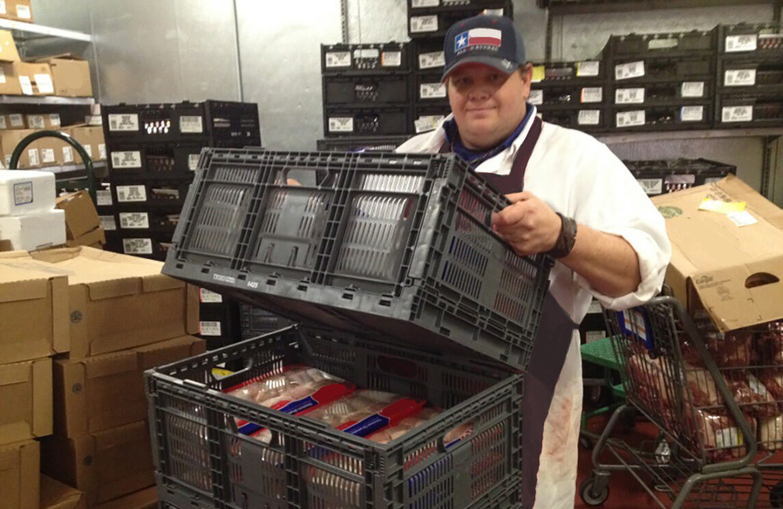 Kroger employee holding RPC2