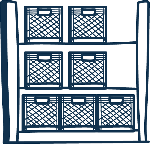 Organized backroom