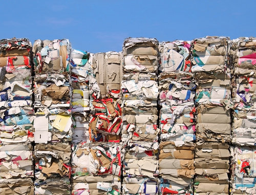 Tosca has diverted 692,115 tons of corrugated packaging (pictured here) that overflows landfills and threatens global supply chain sustainability