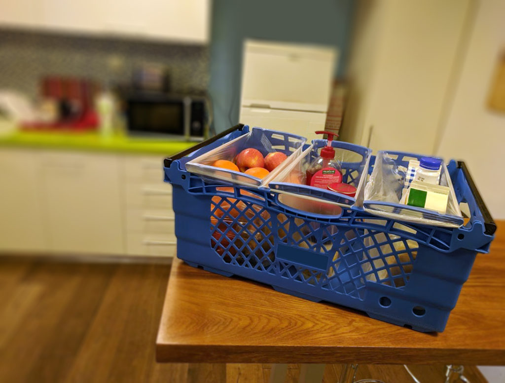 Tosca's reusable shopping crate supports supply chain IoT technology