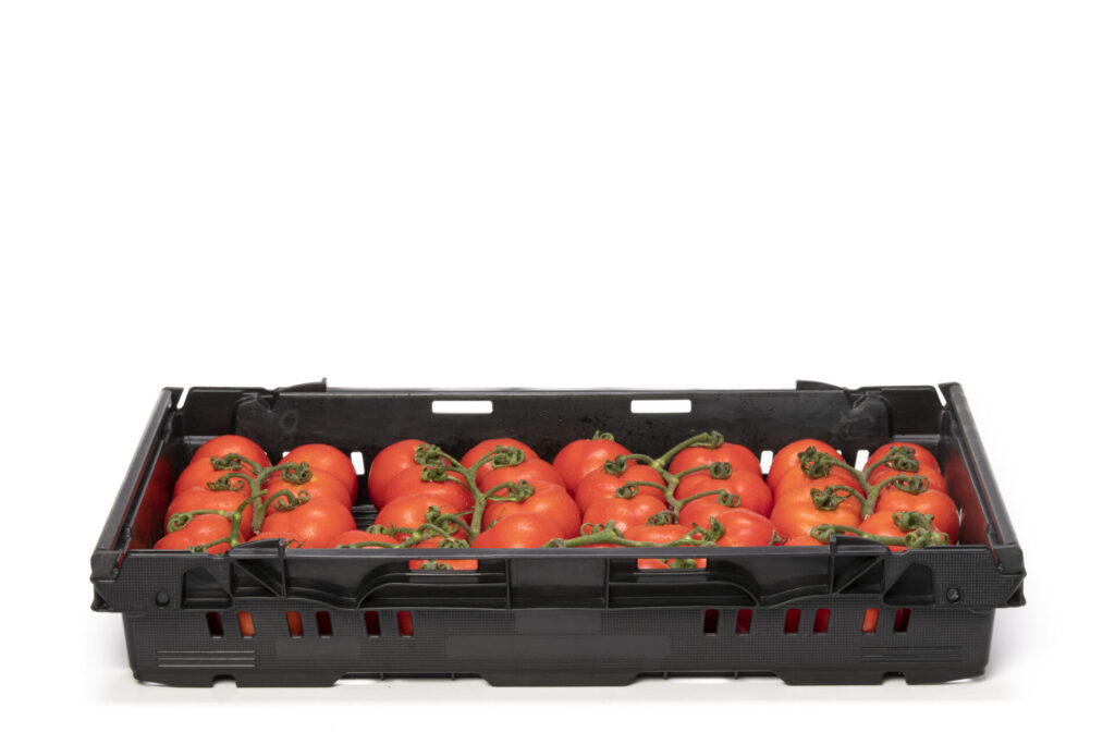 Plastic produce crates from Tosca
