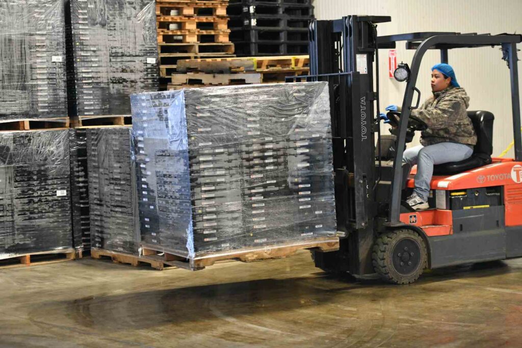 Cultiva farms in cold storage loading