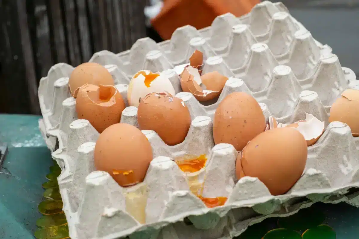 eggs broken
