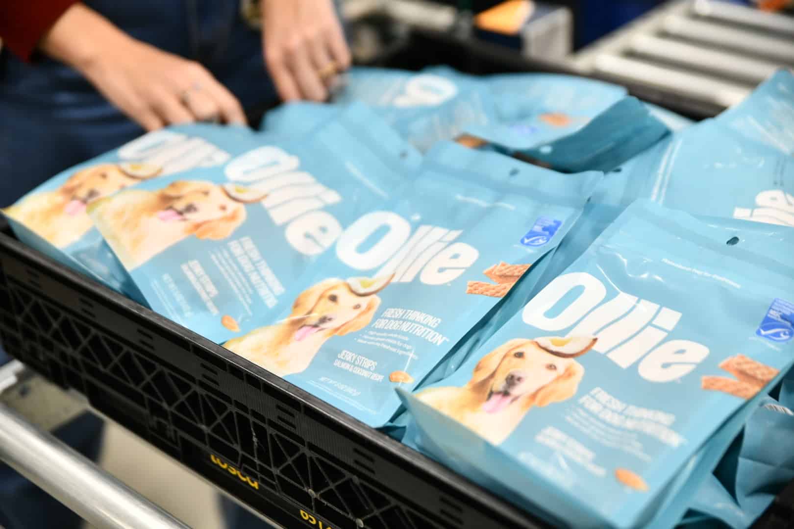 Ollie in tosca crates